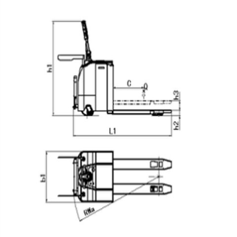 全電動(dòng)搬運(yùn)車(貨叉加長(zhǎng)型)